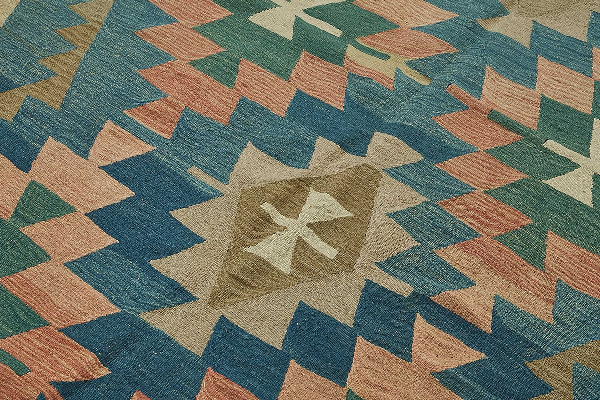 6x9 Handwoven Turkish Kilim Rug - 50510