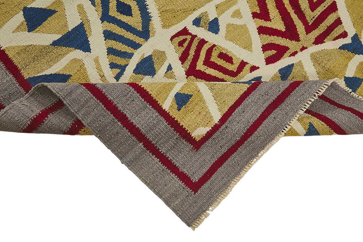 5x7 Handwoven Turkish Kilim Rug - 50511