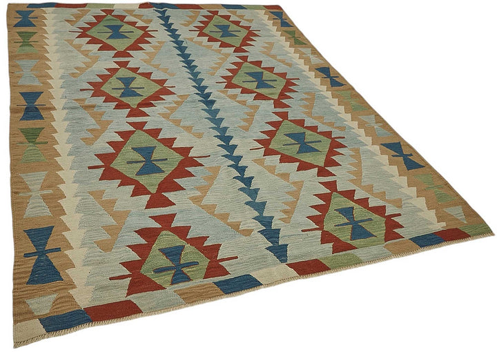 6x8 Handwoven Turkish Kilim Rug - 50512
