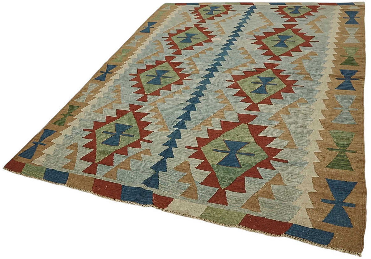 6x8 Handwoven Turkish Kilim Rug - 50512
