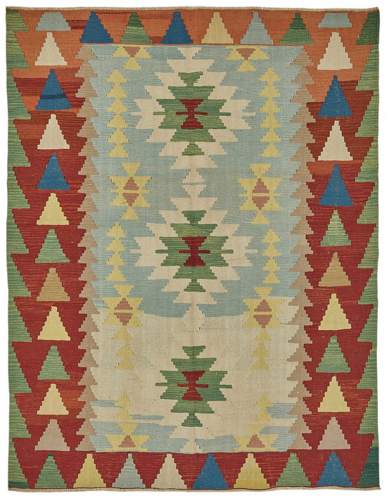 6x8 Handwoven Turkish Kilim Rug - 50513