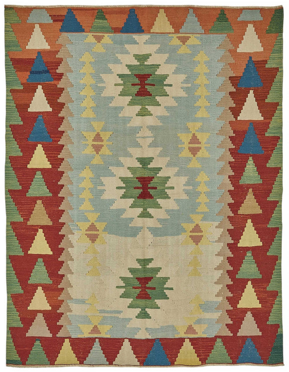 6x8 Handwoven Turkish Kilim Rug - 50513