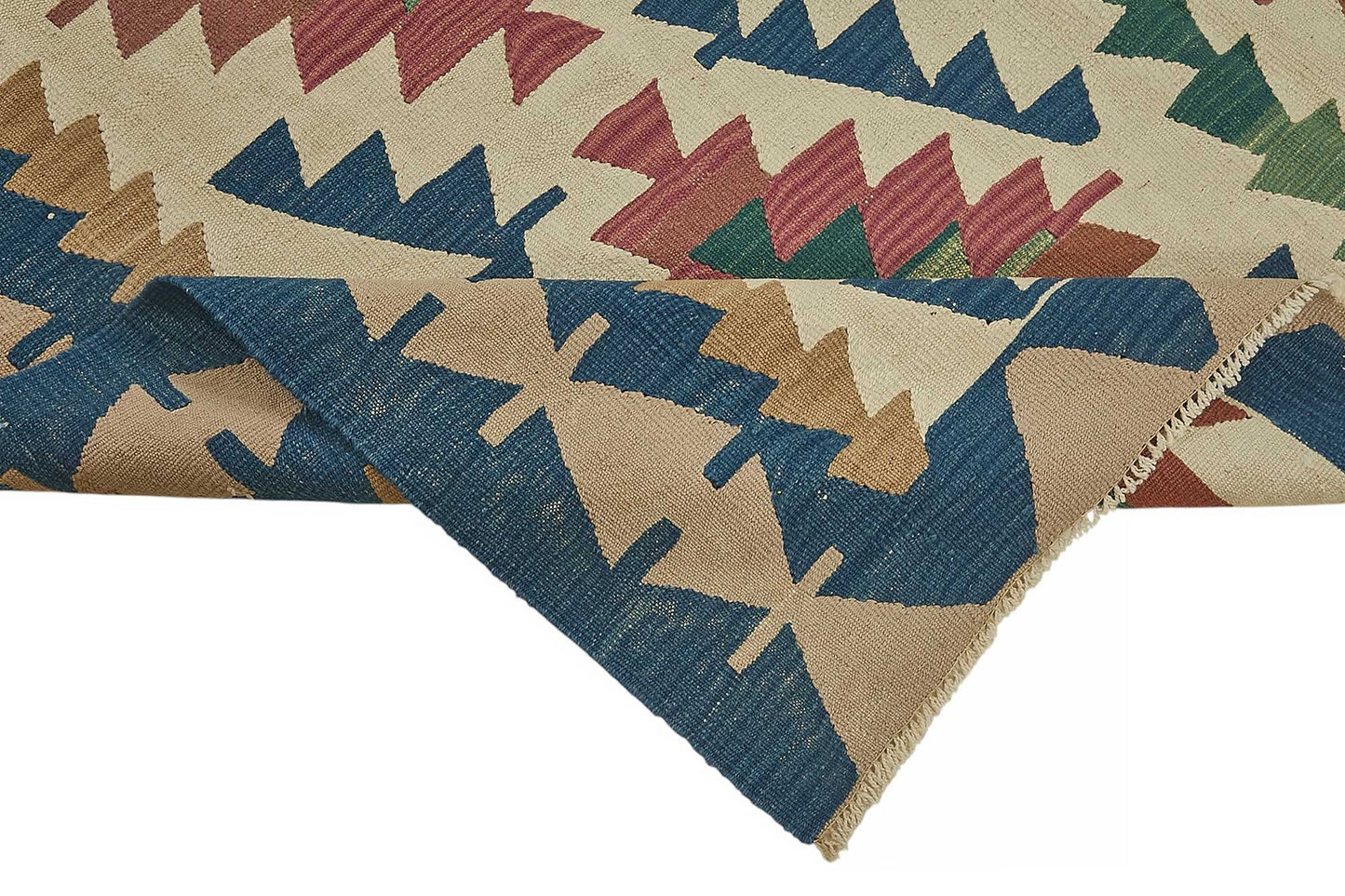 6x9 Handwoven Turkish Kilim Rug - 50514