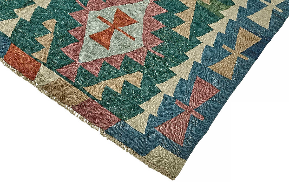6x9 Handwoven Turkish Kilim Rug - 50515