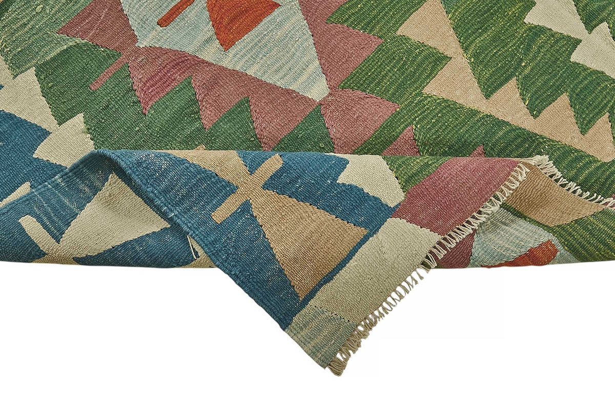 6x9 Handwoven Turkish Kilim Rug - 50515