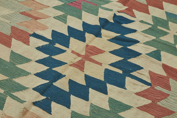 6x9 Handwoven Turkish Kilim Rug - 50516