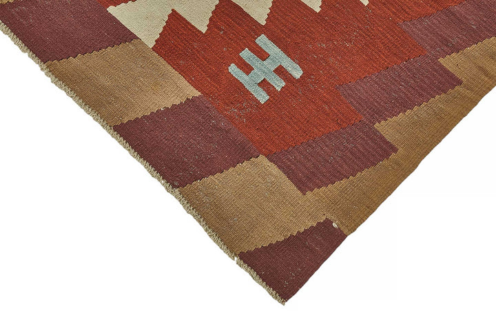 6x9 Handwoven Turkish Kilim Rug - 50517