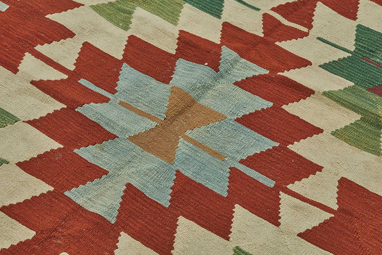 6x9 Handwoven Turkish Kilim Rug - 50517
