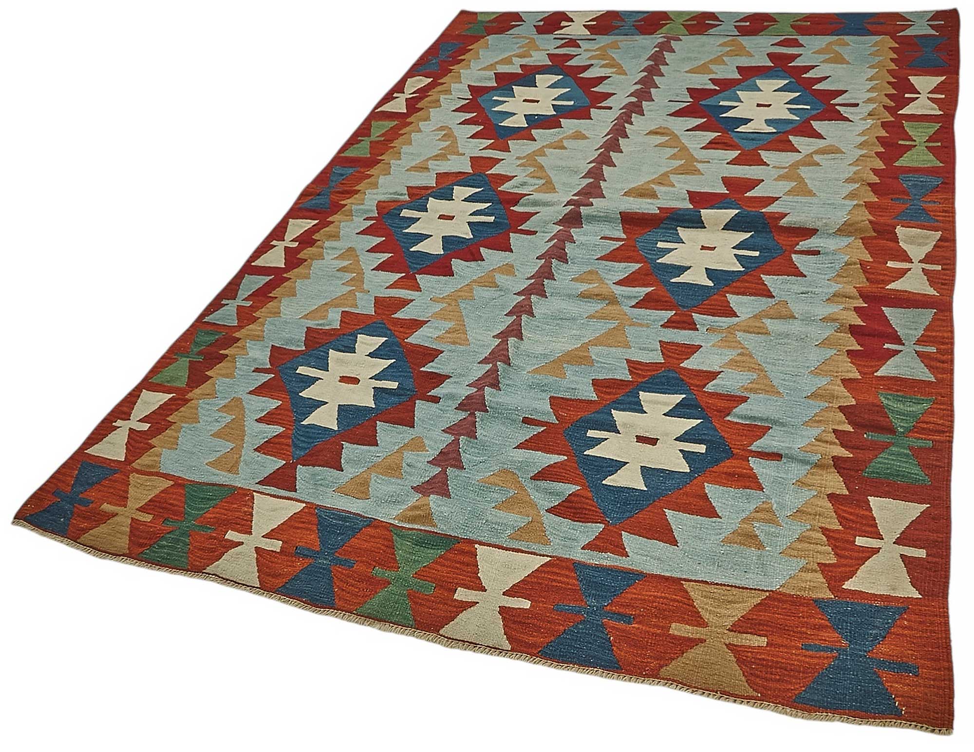 6x8 Handwoven Turkish Kilim Rug - 50520