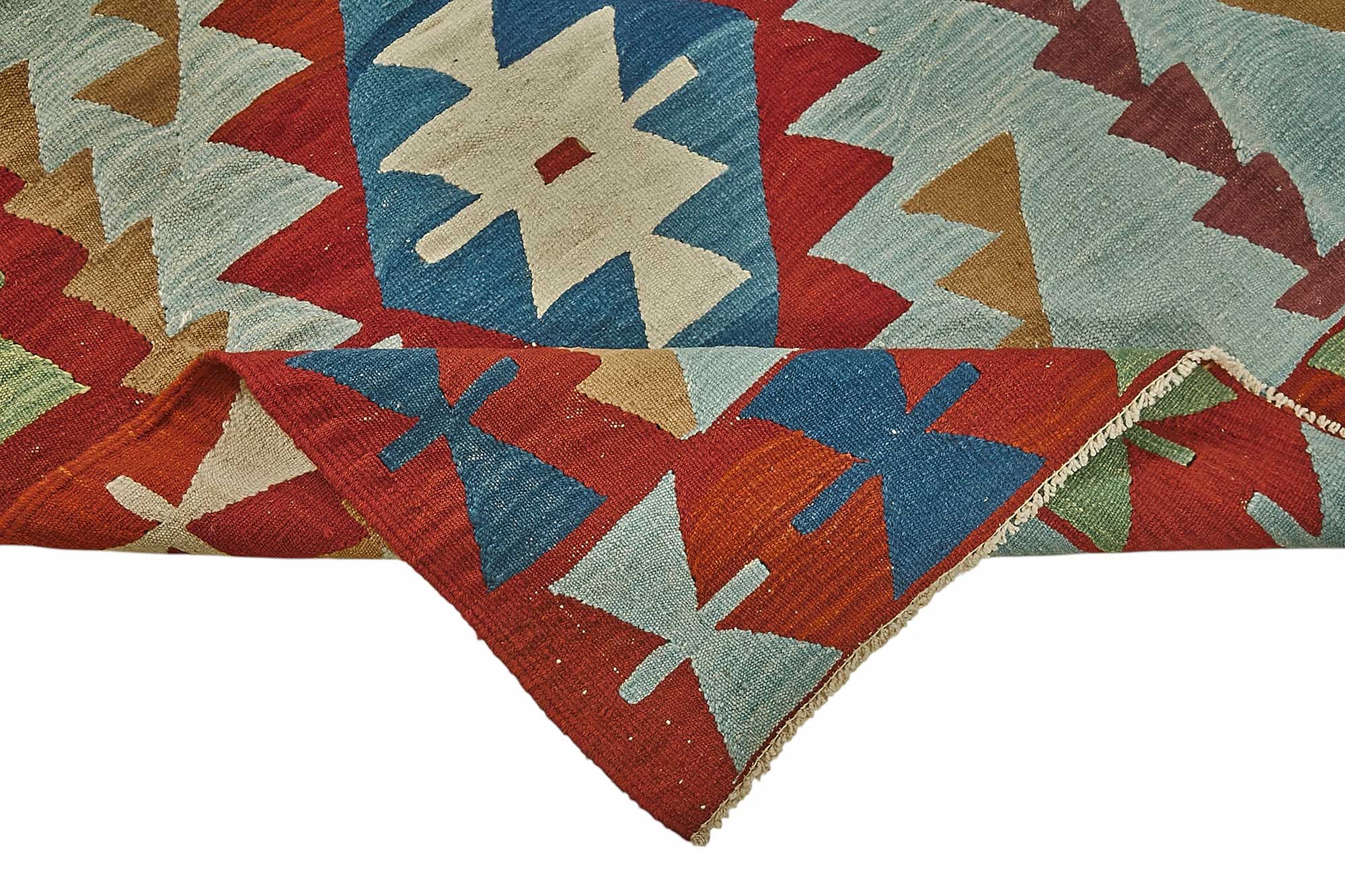 6x8 Handwoven Turkish Kilim Rug - 50520