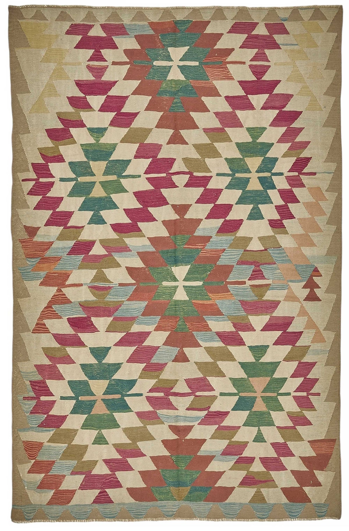 6x9 Handwoven Turkish Kilim Rug - 50521
