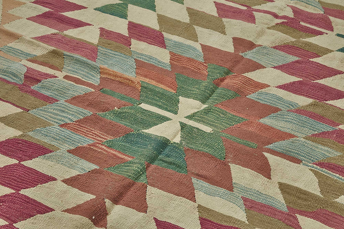 6x9 Handwoven Turkish Kilim Rug - 50521