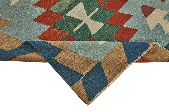 6x9 Handwoven Turkish Kilim Rug - 50522