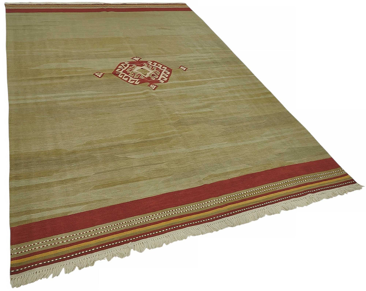 6x10 Handwoven Turkish Kilim Rug - 50523
