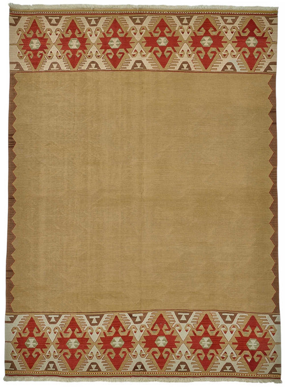 6x9 Handwoven Turkish Kilim Rug - 50524