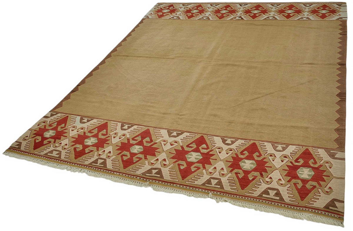 6x9 Handwoven Turkish Kilim Rug - 50524