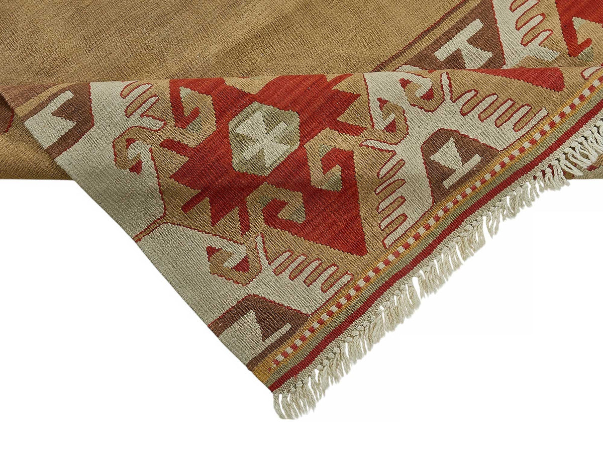 6x9 Handwoven Turkish Kilim Rug - 50524