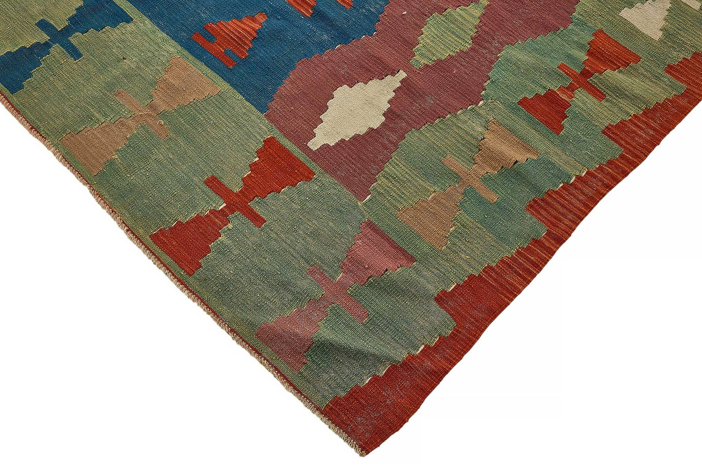 7x10 Handwoven Turkish Kilim Rug - 50526