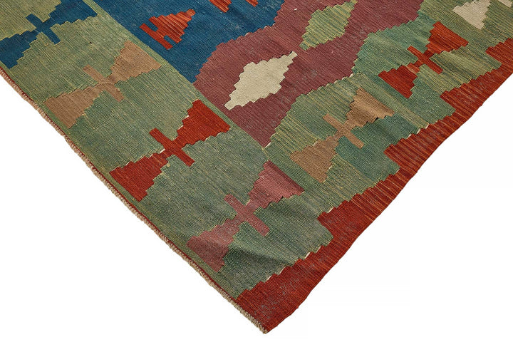 7x10 Handwoven Turkish Kilim Rug - 50526