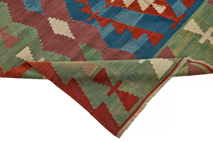 7x10 Handwoven Turkish Kilim Rug - 50526