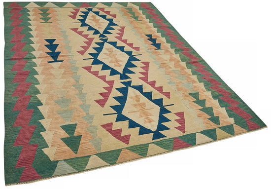 6x8 Handwoven Turkish Kilim Rug - 50527
