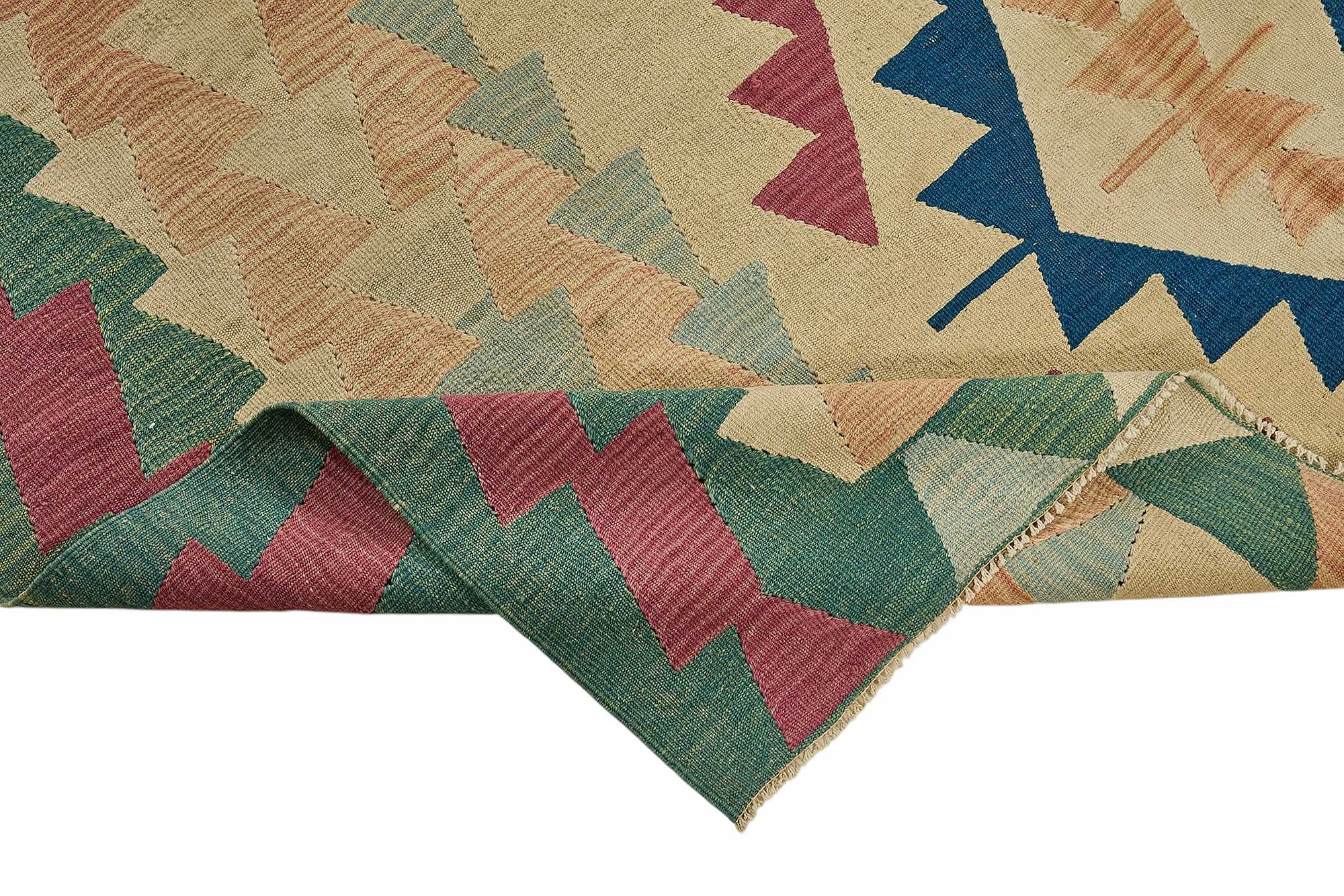 6x8 Handwoven Turkish Kilim Rug - 50527
