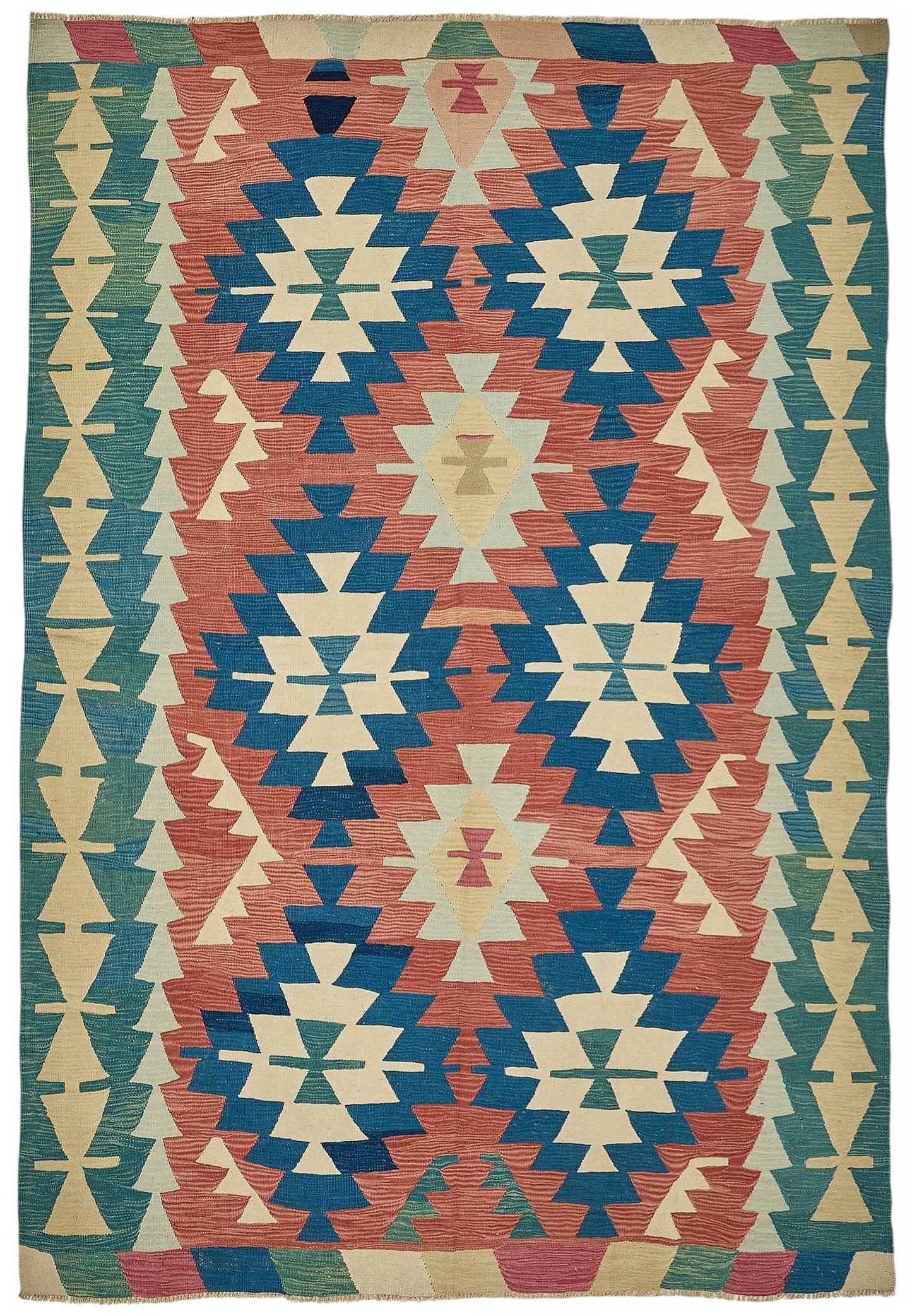 6x9 Handwoven Turkish Kilim Rug - 50528