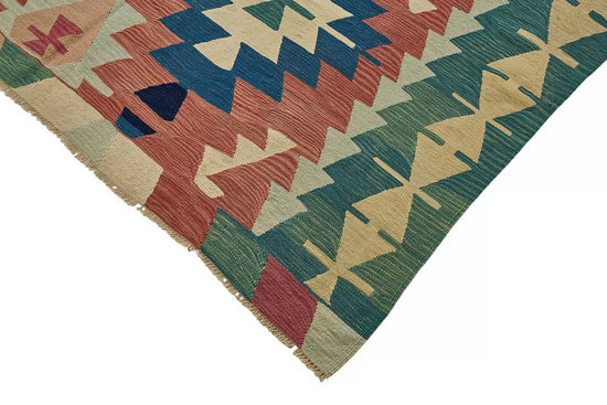 6x9 Handwoven Turkish Kilim Rug - 50528