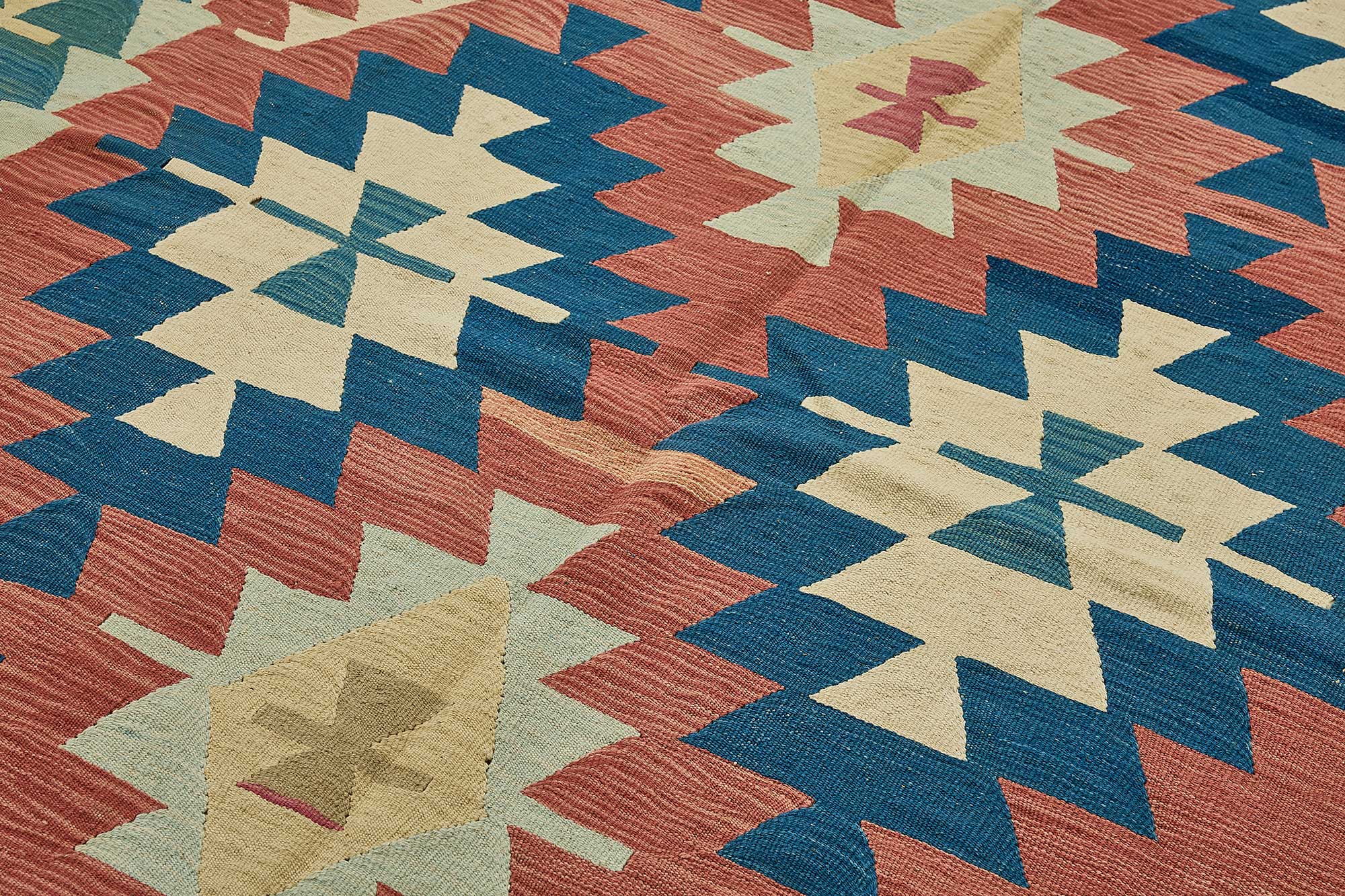 6x9 Handwoven Turkish Kilim Rug - 50528