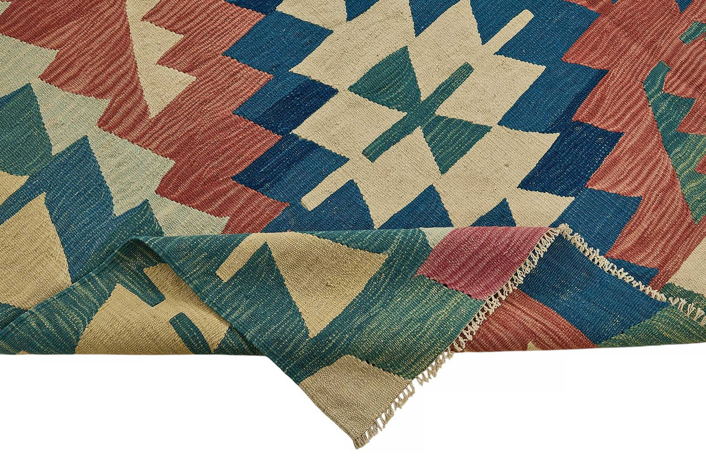 6x9 Handwoven Turkish Kilim Rug - 50528