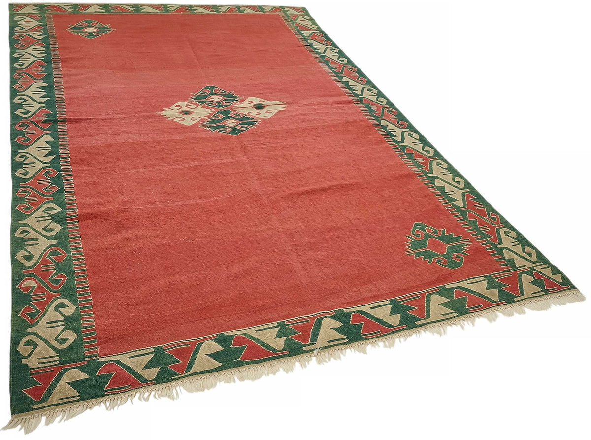 6x10 Handwoven Turkish Kilim Rug - 50529