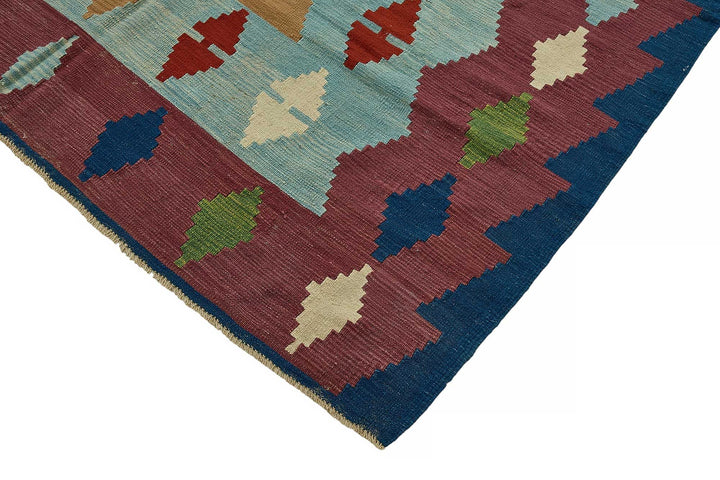 7x10 Handwoven Turkish Kilim Rug - 50530