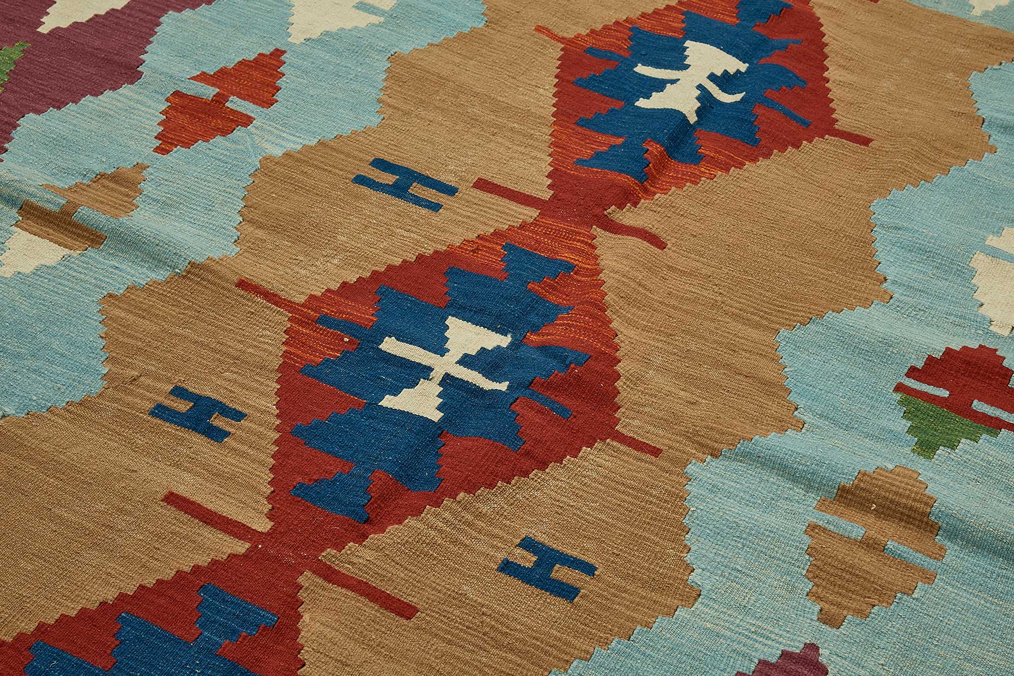 7x10 Handwoven Turkish Kilim Rug - 50530