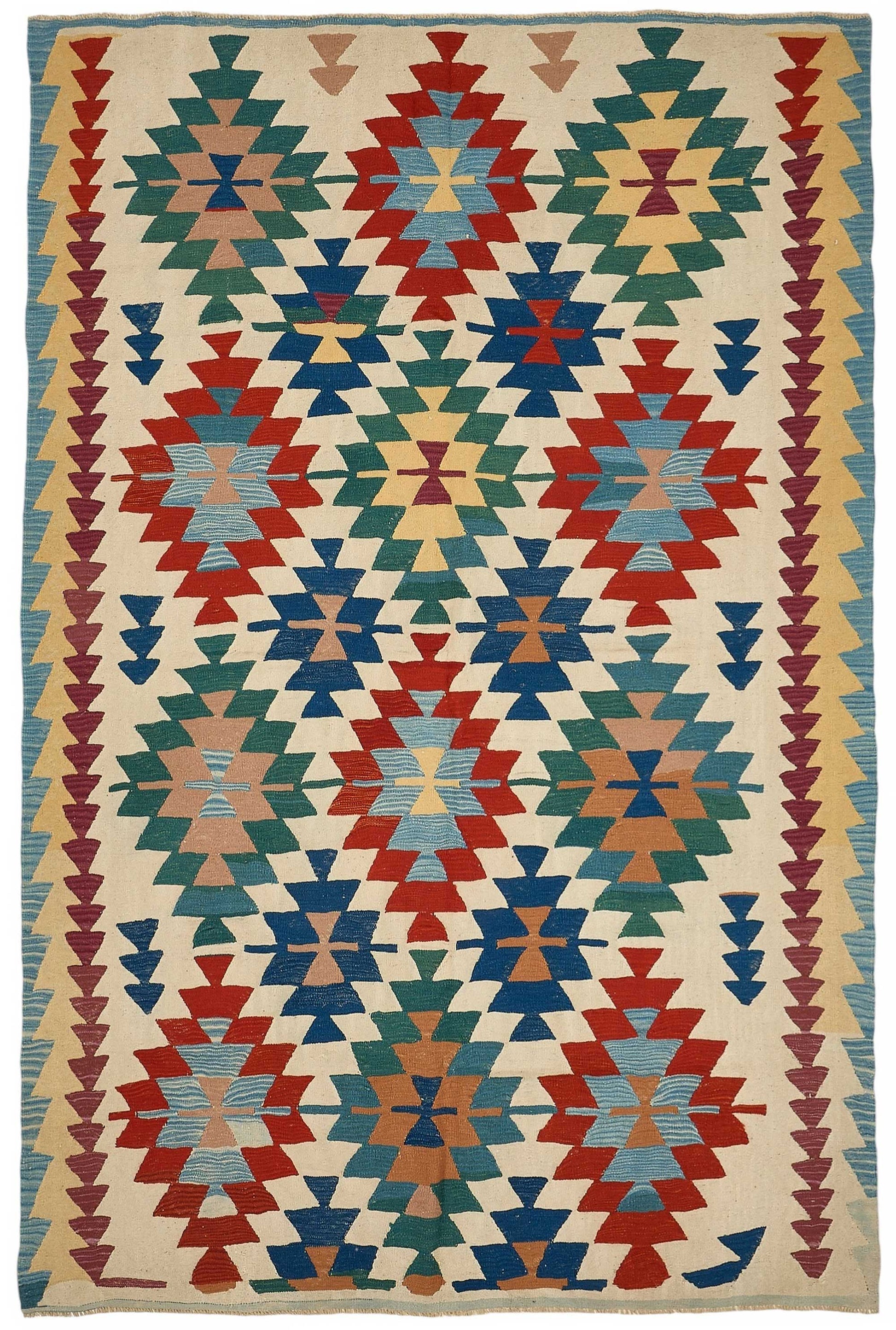 6x10 Handwoven Turkish Kilim Rug - 50531