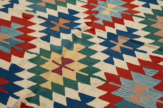 6x10 Handwoven Turkish Kilim Rug - 50531
