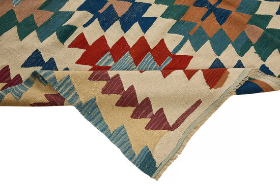 6x10 Handwoven Turkish Kilim Rug - 50531