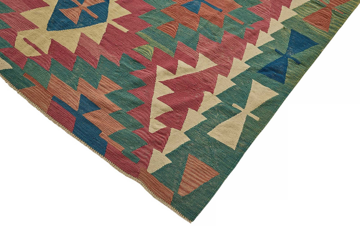 7x7 Handwoven Turkish Kilim Rug - 50532