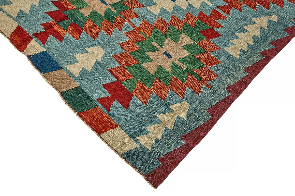 7x9 Handwoven Turkish Kilim Rug - 50534