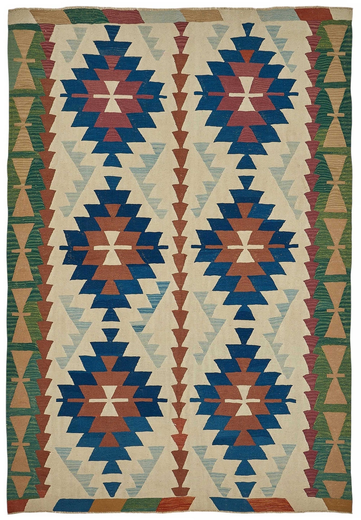6x9 Handwoven Turkish Kilim Rug - 50535