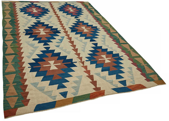 6x9 Handwoven Turkish Kilim Rug - 50535