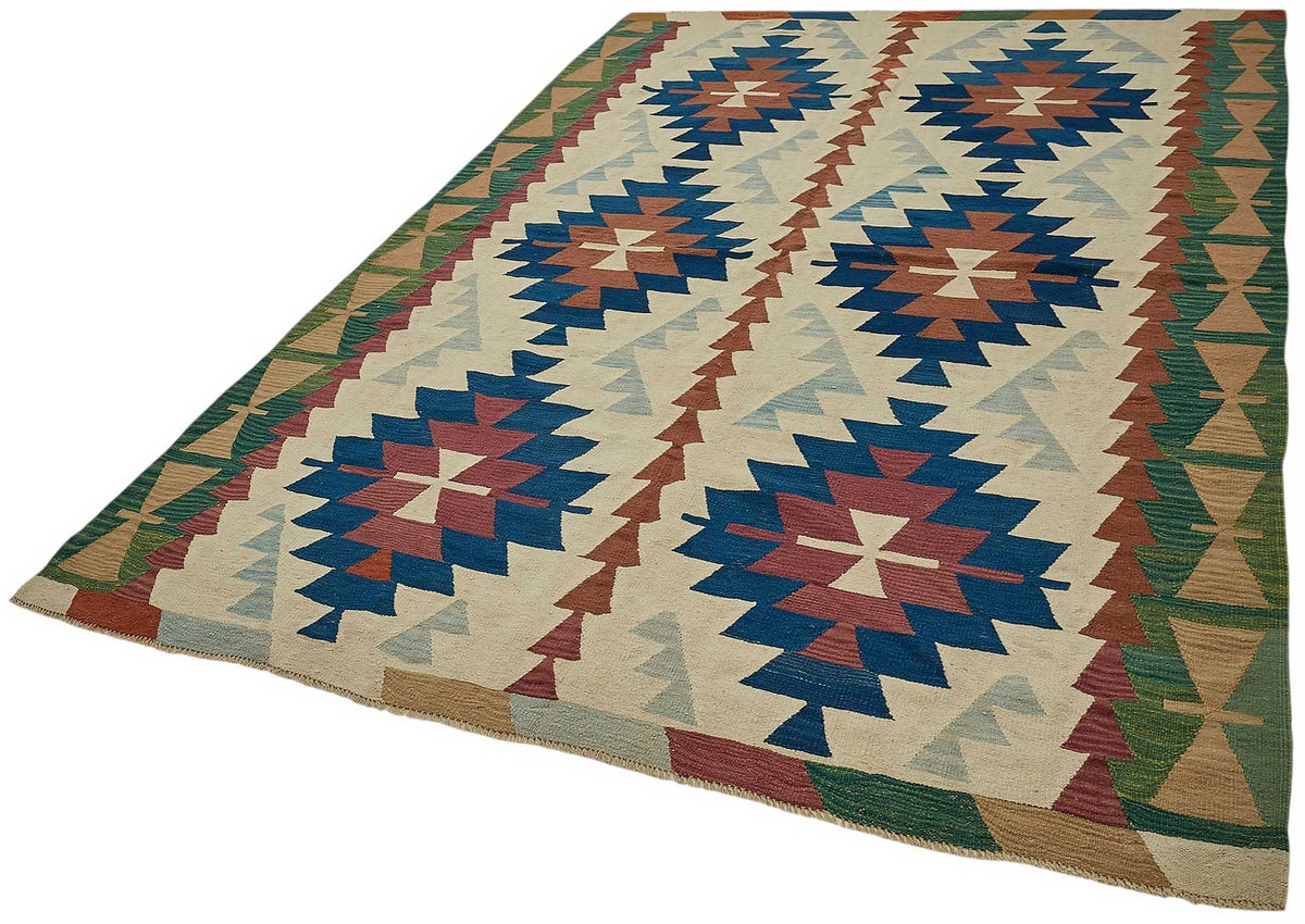 6x9 Handwoven Turkish Kilim Rug - 50535