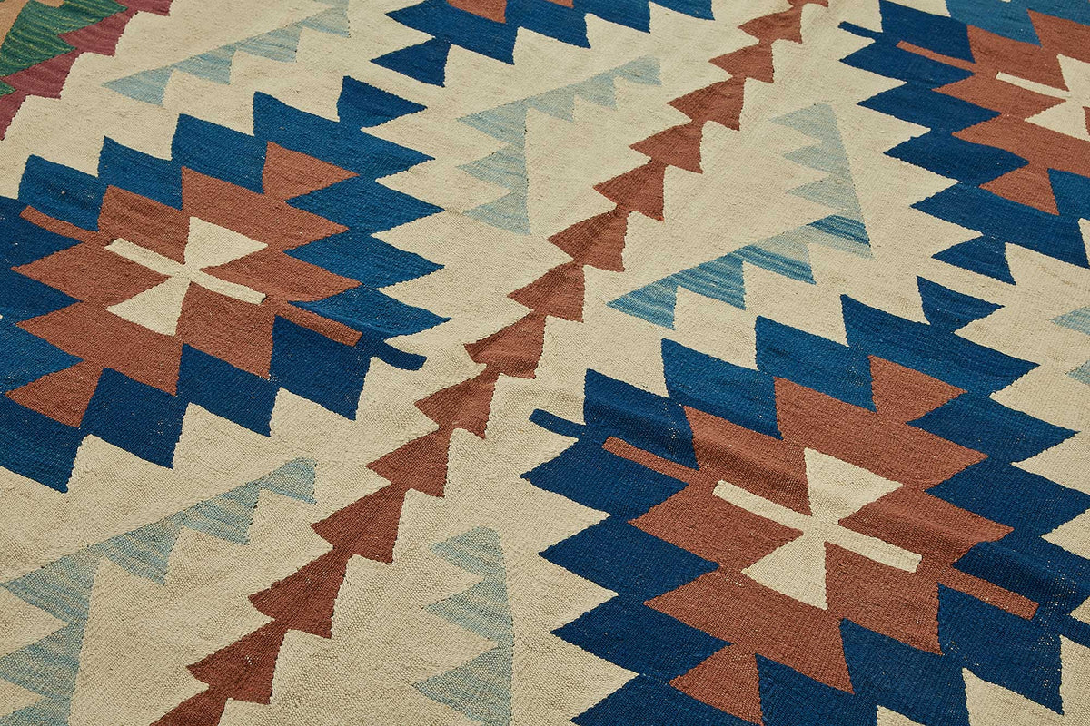 6x9 Handwoven Turkish Kilim Rug - 50535
