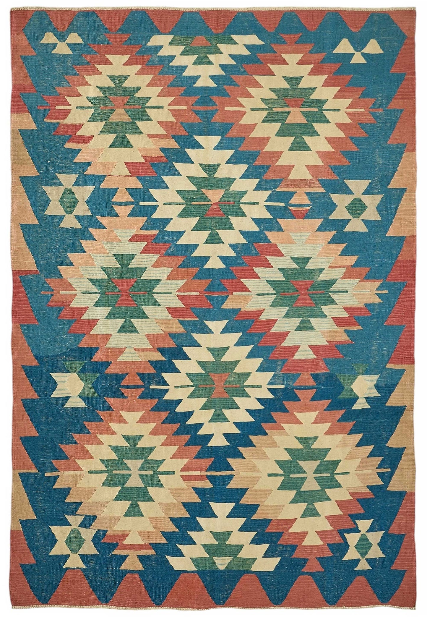 5x8 Handwoven Turkish Kilim Rug - 50536