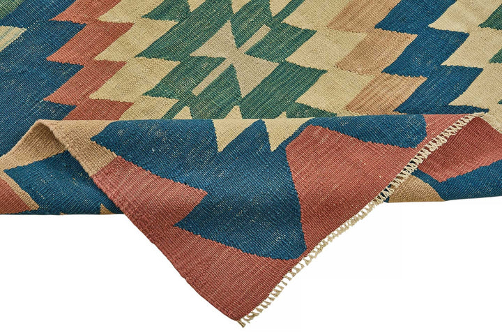 5x8 Handwoven Turkish Kilim Rug - 50536