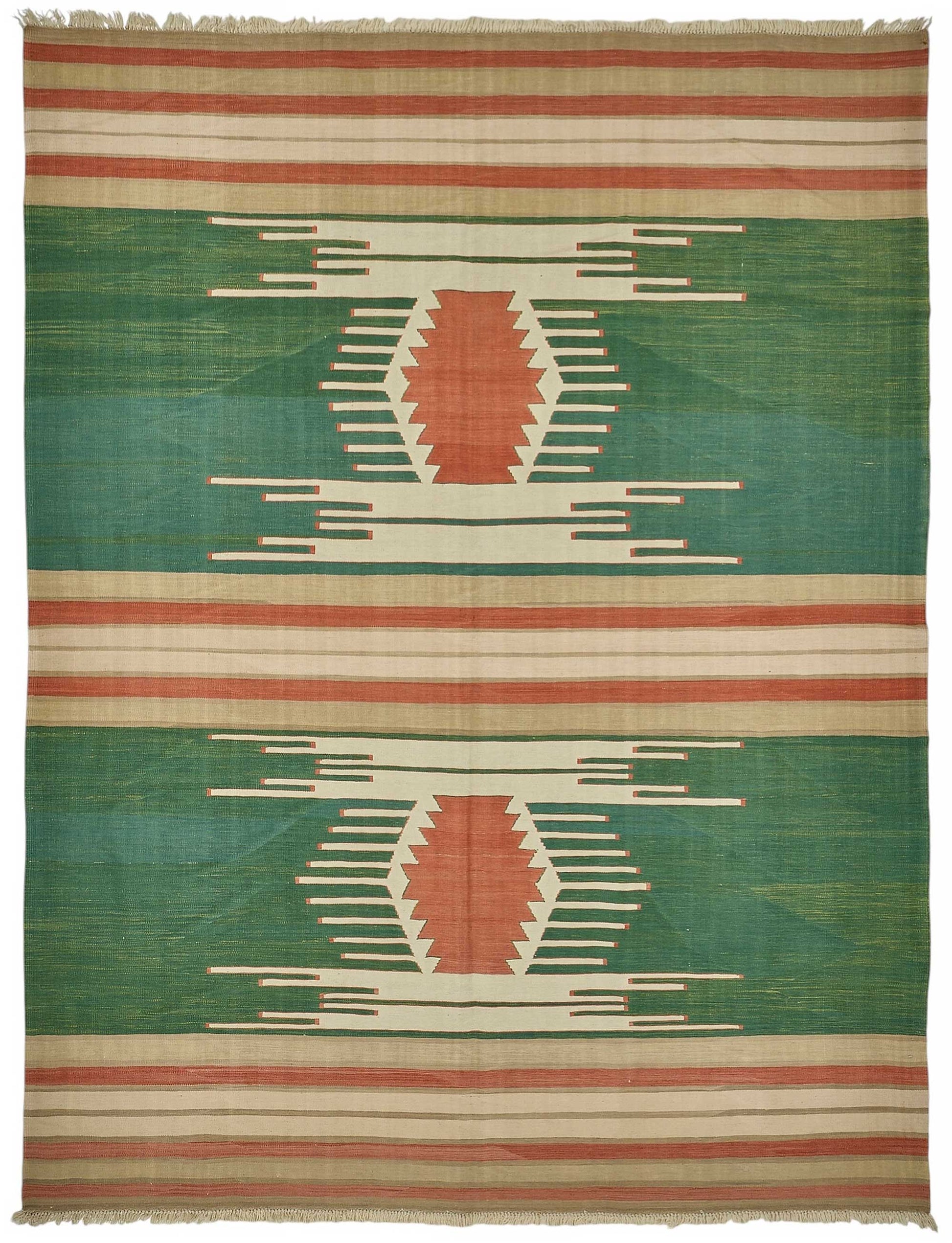 8x10 Handwoven Turkish Kilim Rug - 50537