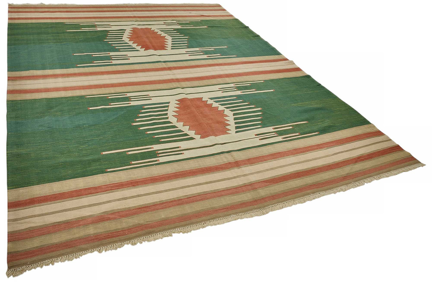 8x10 Handwoven Turkish Kilim Rug - 50537