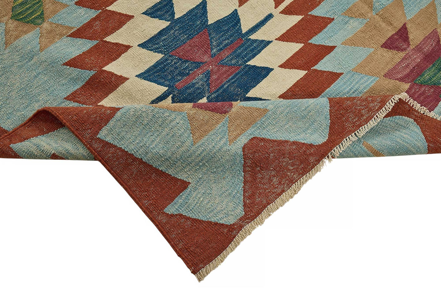 6x10 Handwoven Turkish Kilim Rug - 50538