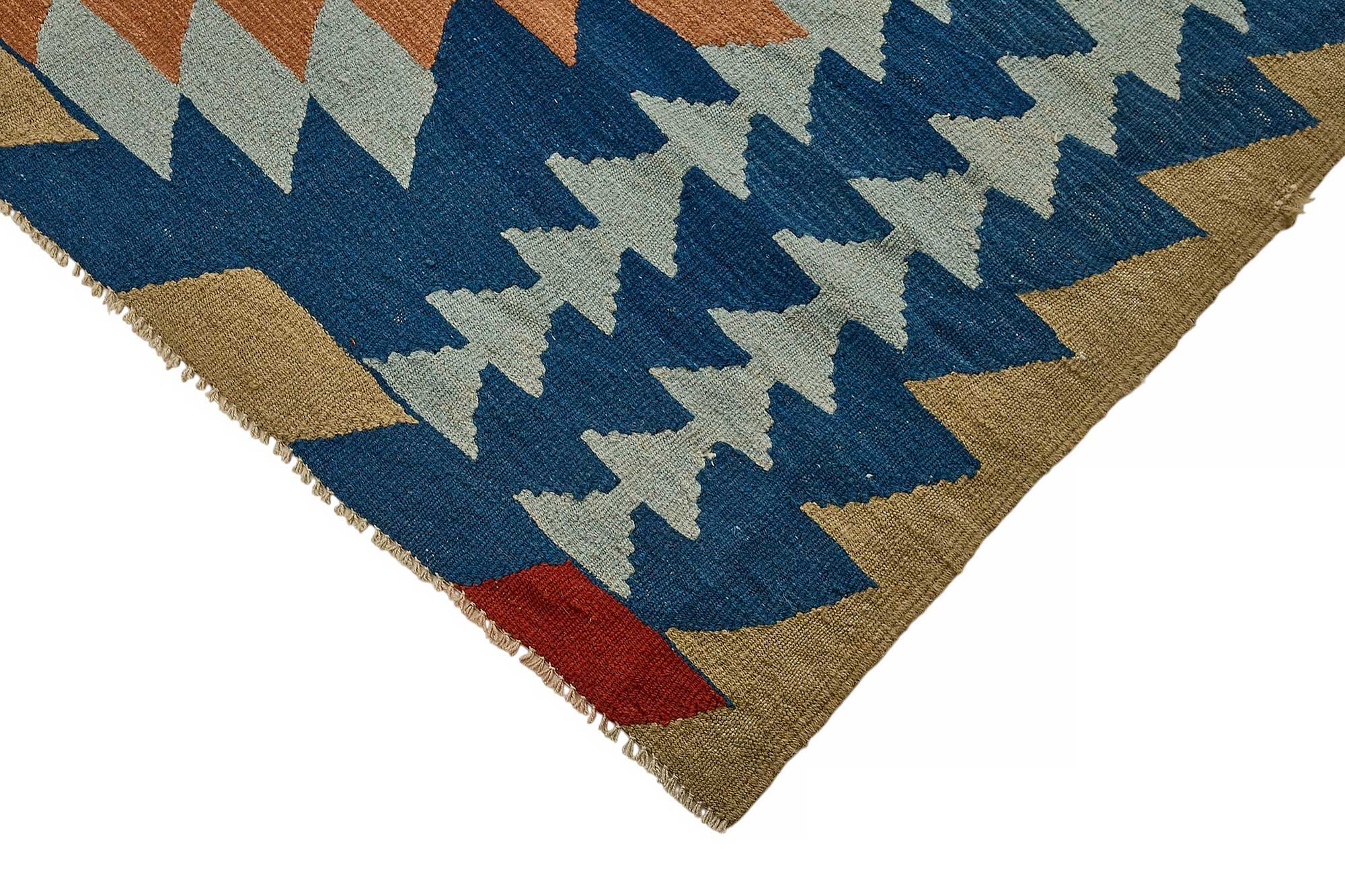 7x9 Handwoven Turkish Kilim Rug - 50539