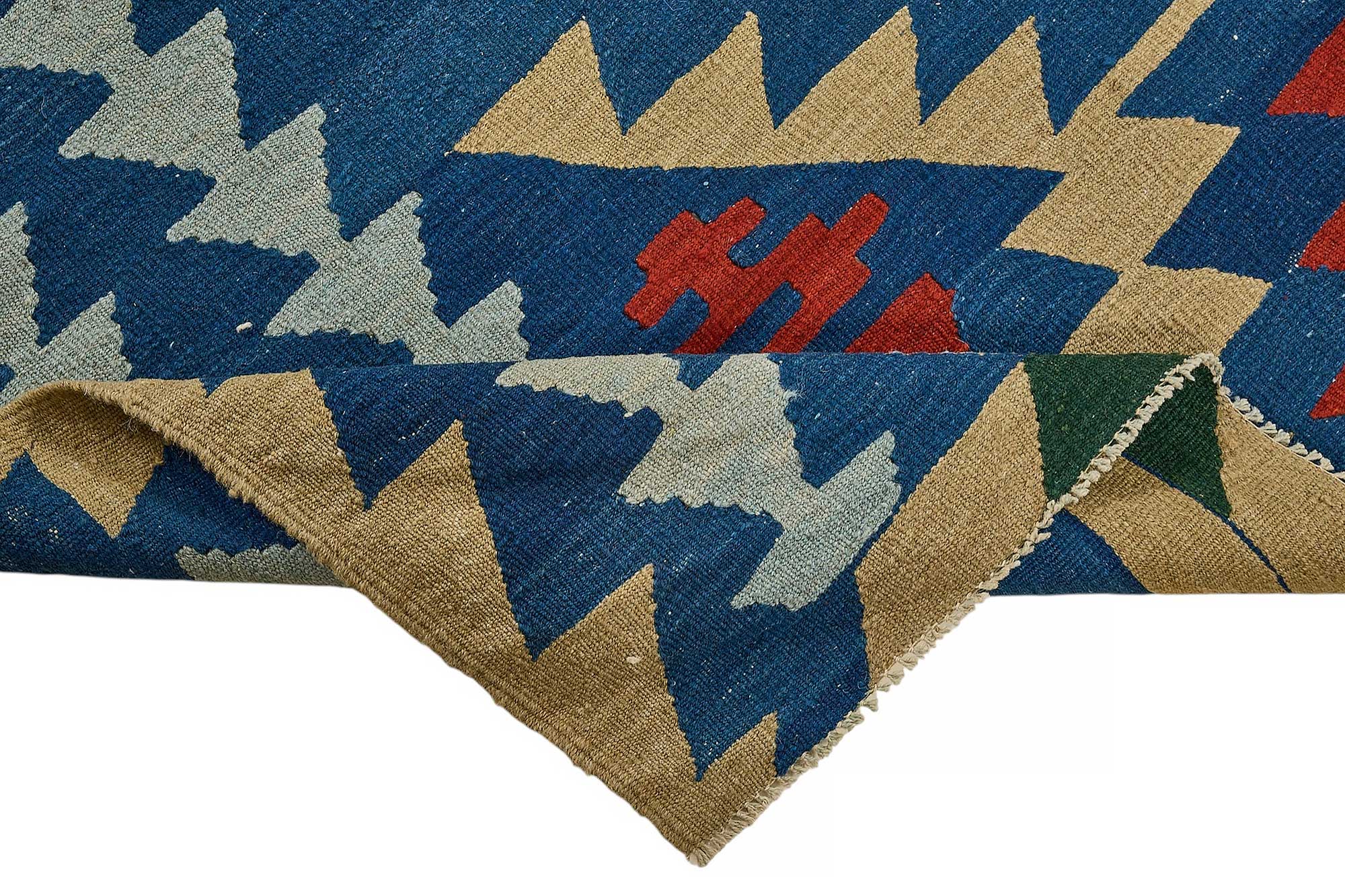7x9 Handwoven Turkish Kilim Rug - 50539