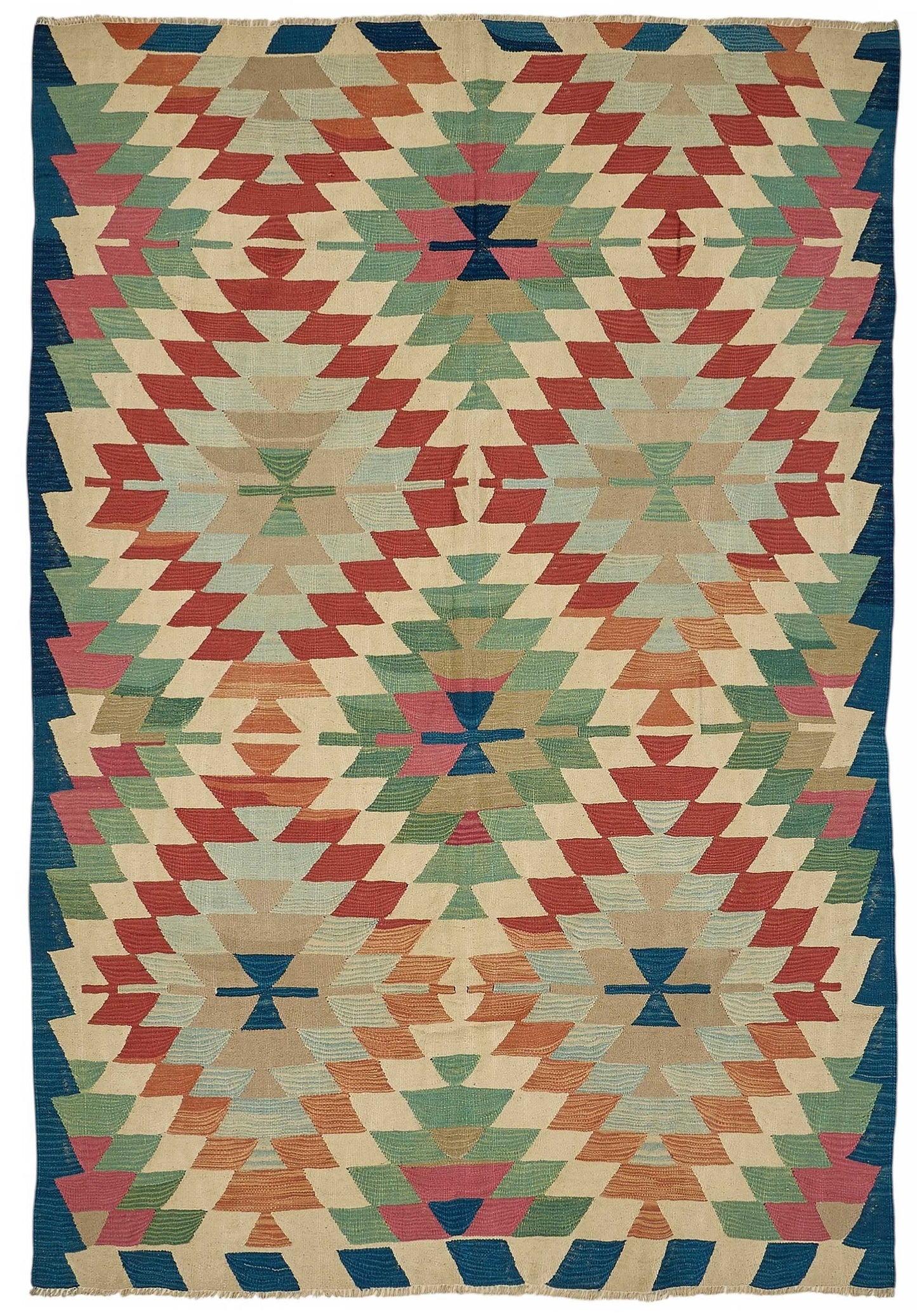 6x8 Handwoven Turkish Kilim Rug - 50540